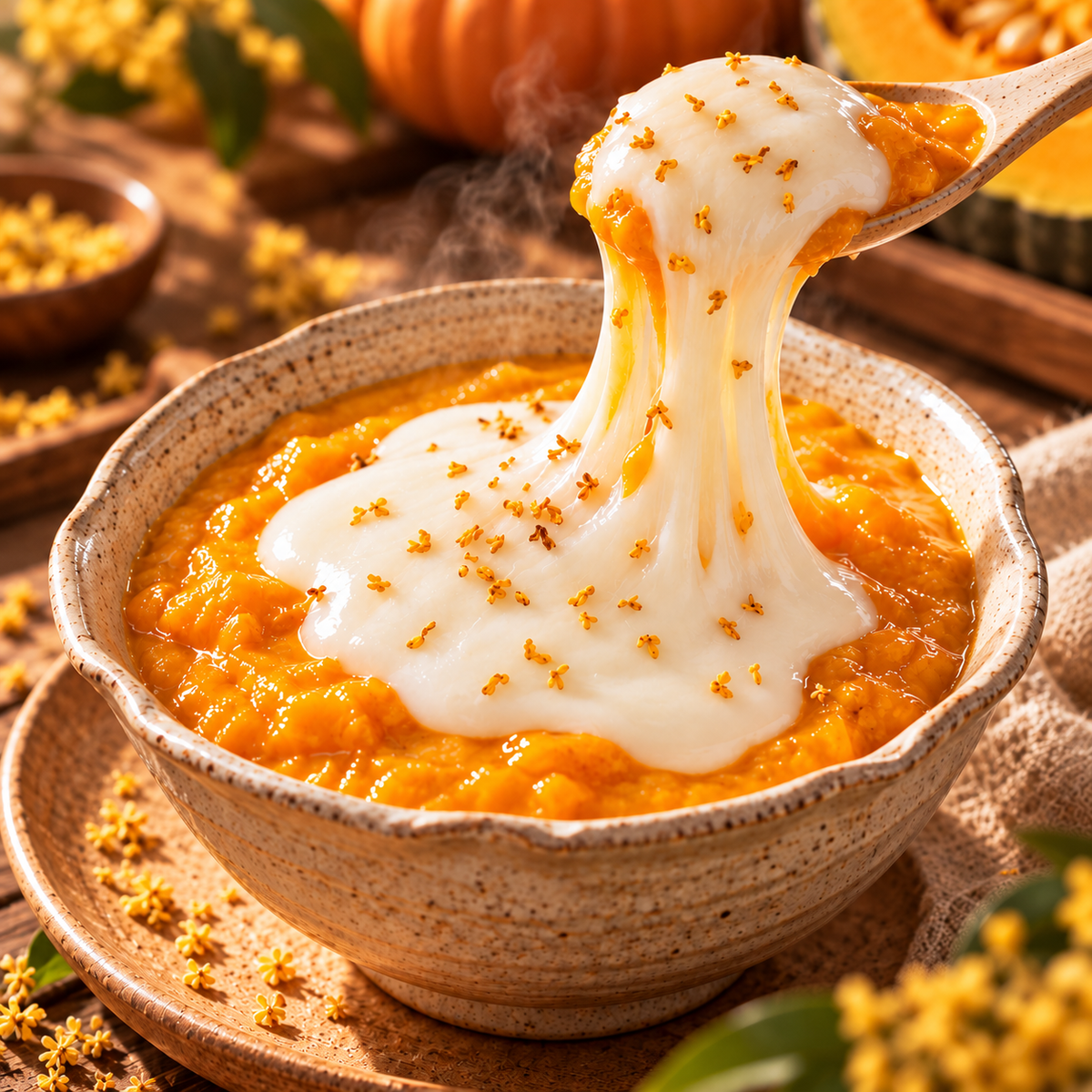 Pumpkin Mochi